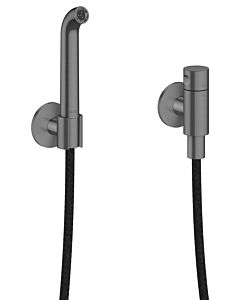 Set de bec verseur hansgrohe AXOR One 48655340 avec clapet anti-retour, chrome noir brossé