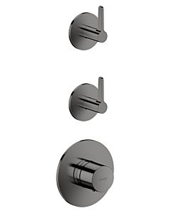 hansgrohe AXOR One thermostat module 48722330 concealed, 2 Verbraucher , with lever handle, polished black chrome