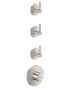 hansgrohe AXOR One thermostat module 48723800 concealed, 3 Verbraucher , with lever handle, stainless steel finish