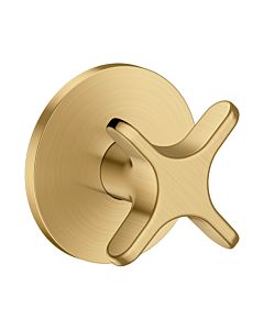 hansgrohe AXOR One Absperrventil 48771250 Unterputz, brushed gold optic, mit Kreuzgriff