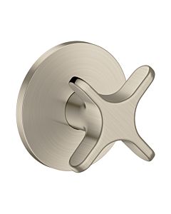 hansgrohe AXOR One shut-off valve 48771820 concealed, brushed nickel, with cross handle