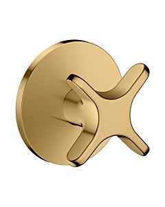 Robinet d&#39;arrêt hansgrohe AXOR One 48771990 pour installation encastrée, aspect or poli, avec poignée croisée