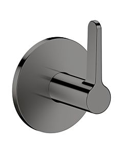 hansgrohe AXOR One shut-off valve 48772330 concealed, polished black chrome, with lever handle