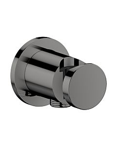 hansgrohe AXOR One Portereinheit 48780330 rund, G 1/2, integrierte Brausehaltefunktion, polished black chrome