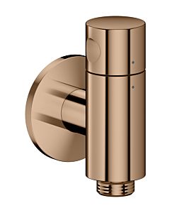 hansgrohe AXOR One Wandanschluss Stop 48781300 mit Absperrventil, polished red gold