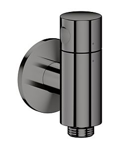 hansgrohe AXOR One Wandanschluss Stop 48781330 mit Absperrventil, polished black chrome