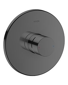 hansgrohe Axor Uno set de finition 45605330 mitigeur de douche à encastrer, avec poignée zéro, chrome noir poli