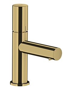 hansgrohe Axor Uno Waschtischarmatur 45005990 Ausladung 108mm, mit Zerogriff, unverschließbare Ablaufgarnitur, polished gold optic