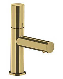 hansgrohe Axor Uno Wash basin mixer 45005250 projection 108mm, with zero handle, non-closable waste fitting, brushed gold optic