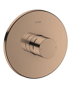 hansgrohe Axor Uno Finishing set 45605300 Concealed shower mixer, with zero handle, polished red gold