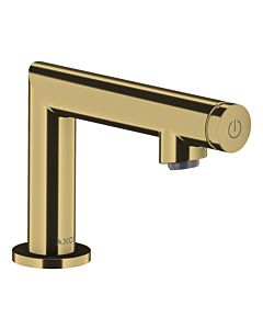 hansgrohe Axor Uno valve pilier 45130990 projection 109mm, sans garniture de vidange , optique or poli