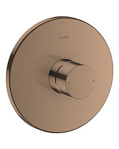 hansgrohe Axor Uno Finishing set 45605310 Concealed shower mixer, with zero handle, brushed red gold