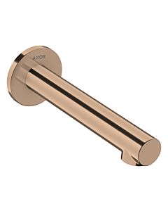 hansgrohe Axor Uno Bath spout 45410300 projection 175mm, straight, with rosette, wall mounting, polished red gold