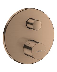 hansgrohe Axor Uno Finishing set 45405310 Concealed bath mixer, with zero handle, brushed red gold