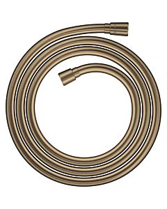 hansgrohe Axor One flexible de douche 28624140 effet métal, conique des deux côtés, 2 m, bronze brossé