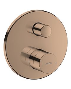 hansgrohe Axor Uno Fertigmontageset 45407300 Unterputz-Wannenarmatur, Zerogriff, mit integrierter Sicherungskombination, polished red gold