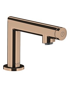 hansgrohe Axor Uno valve pilier 45130300 projection 109mm, sans garniture de vidange , or rouge poli
