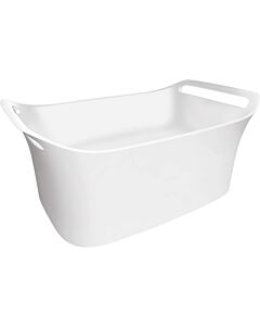 hansgrohe Waschschüssel Axor Urquiola 62,4x39,9cm, wandhängend, Mineralguss weiss