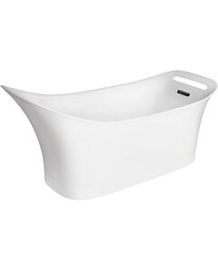 hansgrohe Badewanne Axor Urquiola 180 x 62,4 cm, freistehend, Mineralguss, weiss