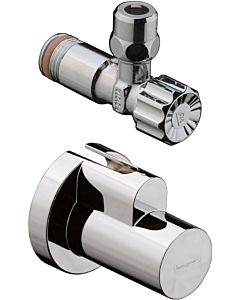 hansgrohe Eckventil 13954000 chrom, 10 mm Quetschverschraubung und Schuber