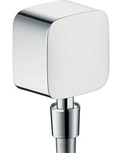 hansgrohe Schlauchanschluss PuraVida Fixfit mit Rückflussverhinderer und Kugelgelenk pure chrome