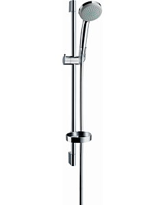 hansgrohe Brauseset Croma 100 Mono 27717000 chrom, Stange 0,65 m, Unica C Set