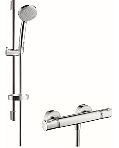 hansgrohe combinaison de douche Croma 100 27032000 chromé , EcoSmart, DN 15, tige 1930 , 65 m
