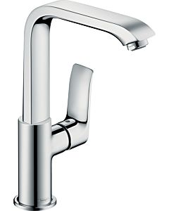 hansgrohe Metris 230 Waschtischarmatur 31087000  chrom, mit Ablaufgarnitur, Schwenkauslauf