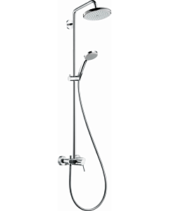 hansgrohe Croma 220 Showerpipe 27222000  Brausearm 40 cm, schwenkbar, chrom