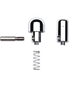 hansgrohe knob thermostat handle brushed nickel 97792820