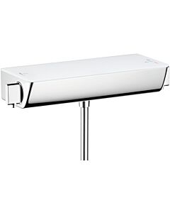 hansgrohe Ecostat Select Brausethermostat 13161400 weiss chrom, ESG Glasablage