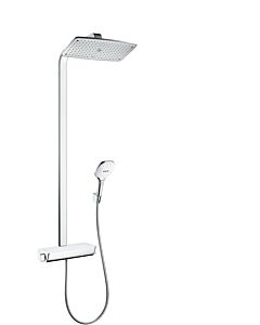 hansgrohe Raindance Select 360 Showerpipe   27112400 weiss/chrom, Brausearm 38 cm
