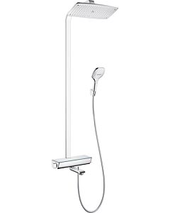 hansgrohe Raindance Select 27113000 Showerpipe  E 360, chrom, Brausearm 380 mm,  Ecostat Select