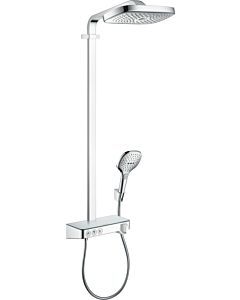 hansgrohe Raindance Select Showerpipe 27127000 E300 3jet, chrom, mit ShowerTablet