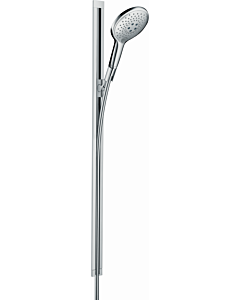 hansgrohe Raindance 150 Brausestange 26626400 Select 150, 90 cm, weiss chrom,Schlauch 160 cm