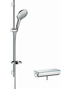 hansgrohe Brauseset Ecostat Select 27037000 Combi, chrom, DN 15, Stange 90cm