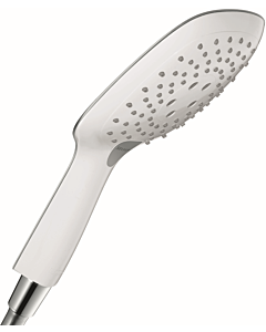 hansgrohe Raindance Select Handbrause 26550400 E 150 3jet, weiß/chrom, DN 15, Brausekopf Ø 150 mm