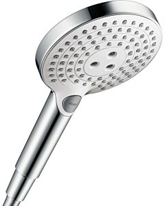 hansgrohe Raindance Select Handbrause 26530400 S 120, weiß chrom, DN 15, Brausekopf Ø 125 mm
