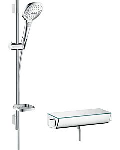 hansgrohe Ecostat Select 27038400 E 120 Combi. blanc / chromé , DN 15, 65cm, thermostat