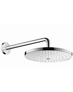 hansgrohe Raindance Select Kopfbrause 27378400 S 300 2jet, weiß/chrom, mit Brausearm 390 mm
