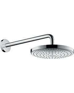 hansgrohe Raindance Select Kopfbrause 26470000 S 240 2jet, chrom, EcoSmart, mit Brausearm 390 mm