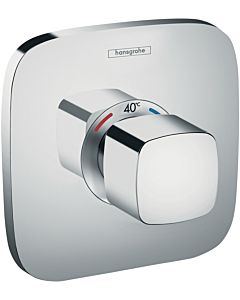 hansgrohe Ecostat E Brause Thermostat 15706000 Highflow, Unterputz Thermostat, chrom