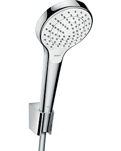 hansgrohe Croma Select S Vario Wannenset 26421400 weiss-chrom, 125 cm Schlauch Isiflex