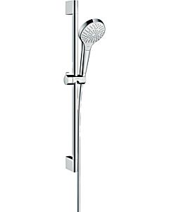 hansgrohe Croma Select S Multi Brauseset 26560400 weiss-chrom, 65 cm Brausestange Unica Croma