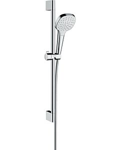 hansgrohe Croma Select E 1jet Brauseset 26584400 weiss-chrom, 65 cm Brausestange Unica Croma