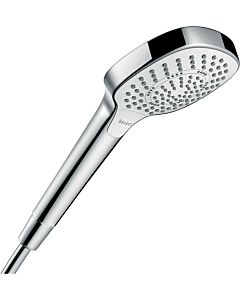 hansgrohe Croma Select E Multi Handbrause 26811400 weiss chrom, EcoSmart, DN15, Brausekopf Ø110mm