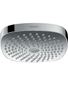 hansgrohe Croma Select E 180 Kopfbrause 26528400 2jet, EcoSmart, weiß/chrom