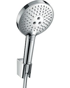 hansgrohe Raindance Select S120 set de bain 26701000 chromé , support de douche et flexible 125 cm