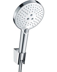 hansgrohe Raindance Select S120 Wannenset 26721400 weiss-chrom, 160 cm Schlauch Isiflex