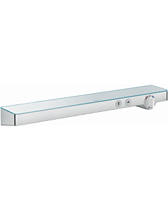 hansgrohe ShowerTablet Select 700 13184000 Aufputz Thermostat, für 2 Verbraucher, Glasablage